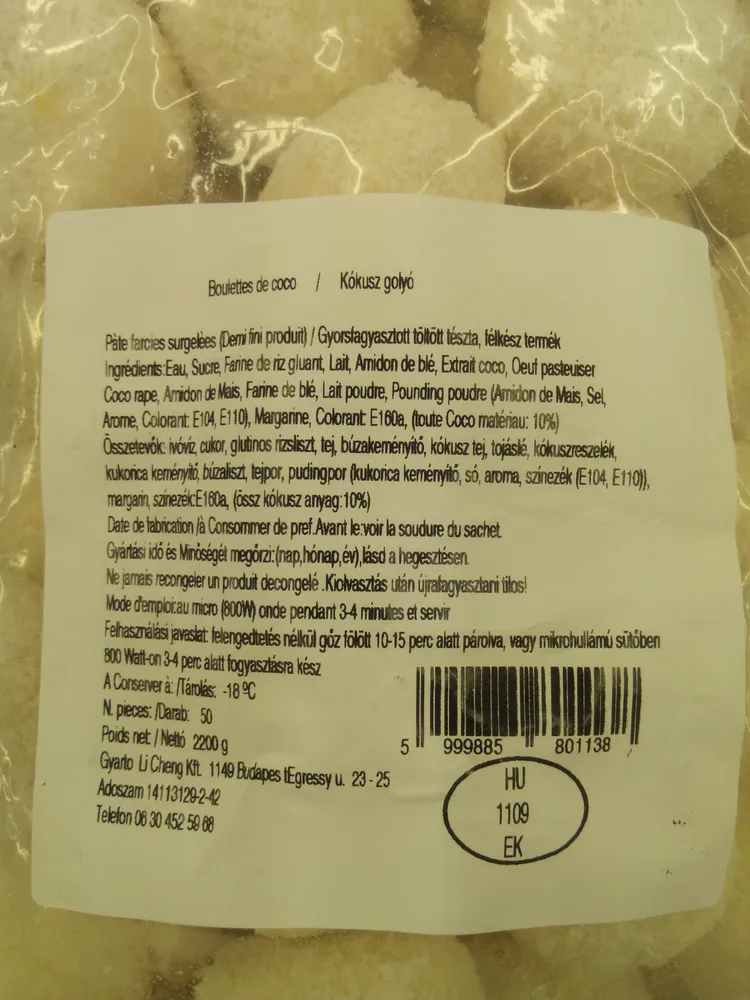 Boulettes de Coco