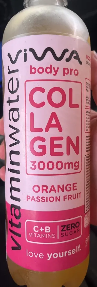 Vitaminwater Collagen 3000mg Orange Passion Fruit
