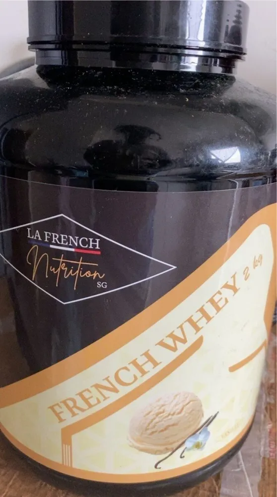 French whey vanille