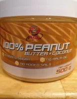100% peanut butter+coconut
