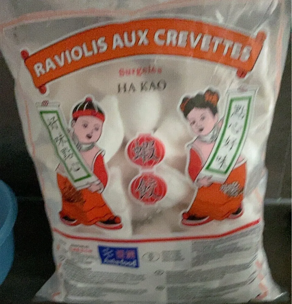 Raviolis aux crevettes