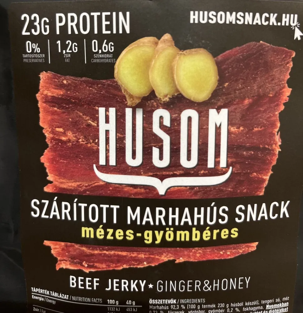 Beef Jerky (Ginger & Honey)