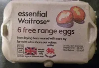 6 free range eggs