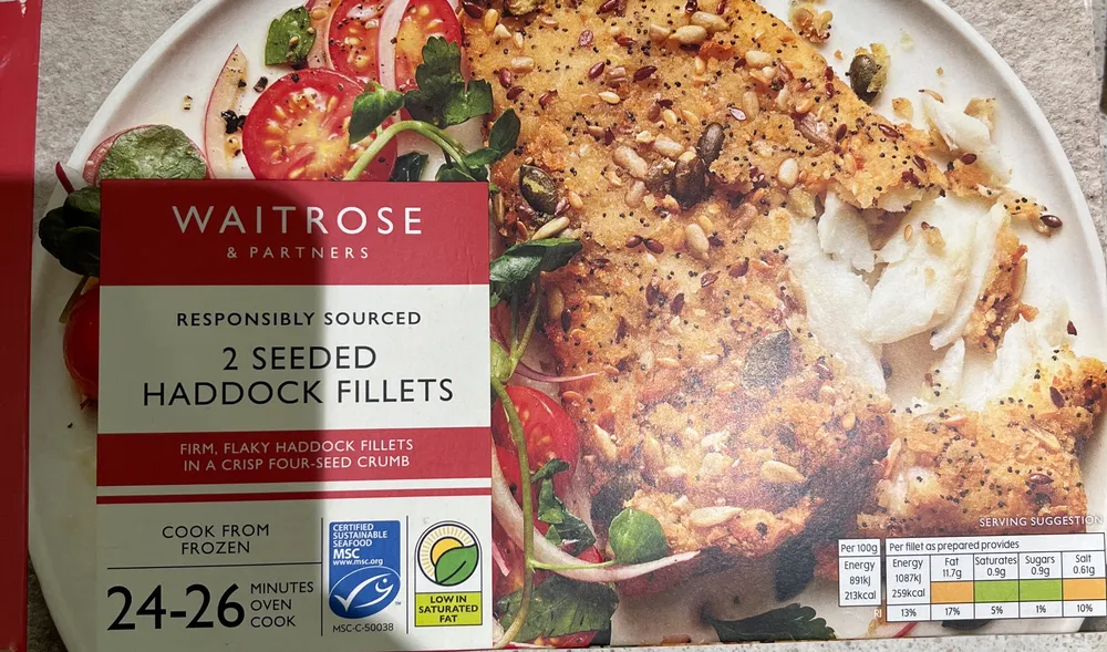 2 Seeded Haddock Fillets