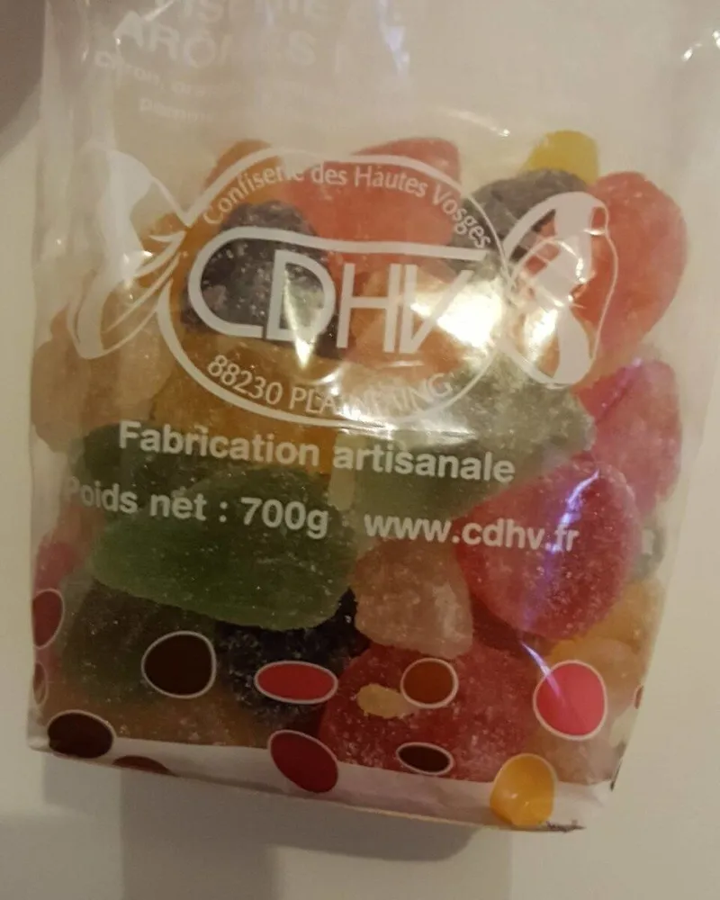 CDHV Confiserie  gélifiée aux arômes