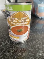 Carrot, Sweet Potato And Chickpea Soup