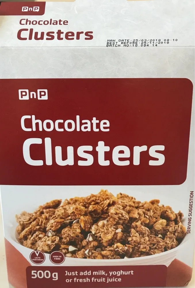 Chocolate clusters