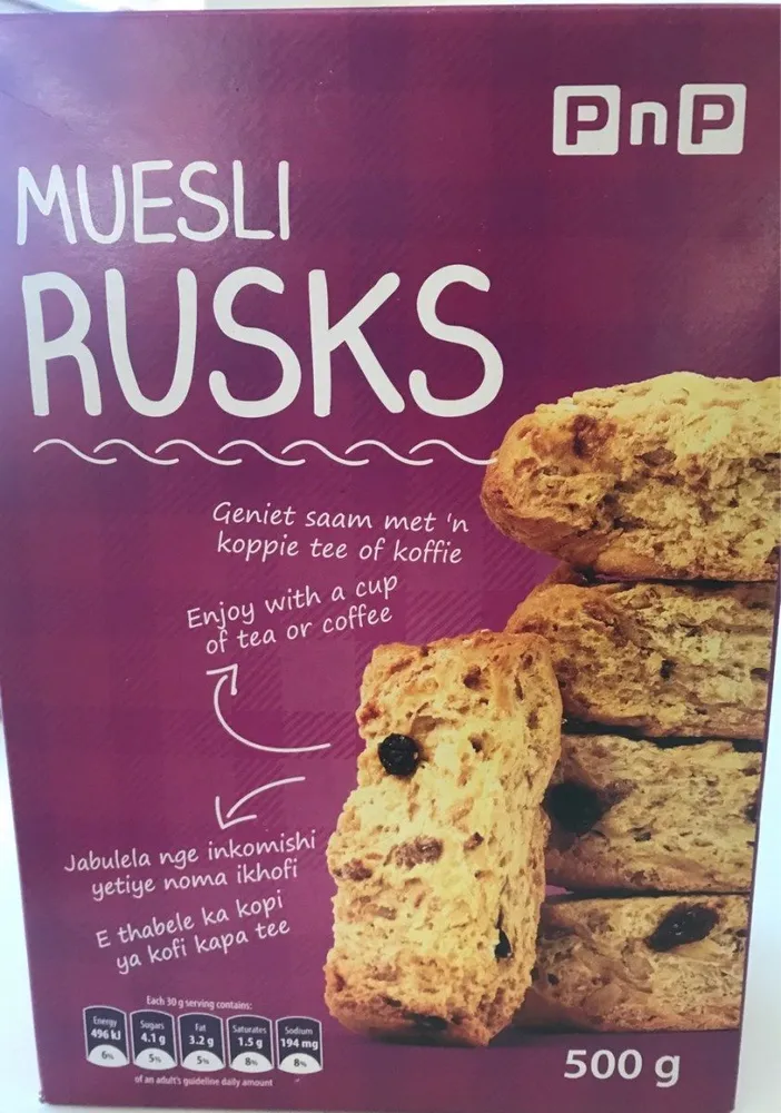 Muesli rusks