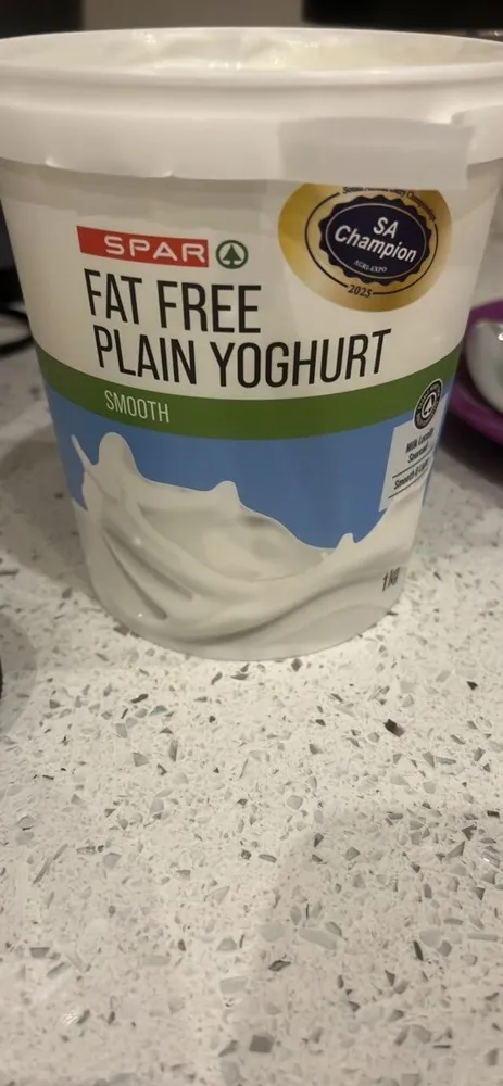 FAT FREE PLAIN YOGHURT