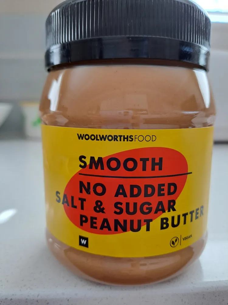 Smooth Peanut Butter no added salt & sugar