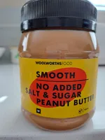 Smooth Peanut Butter no added salt & sugar