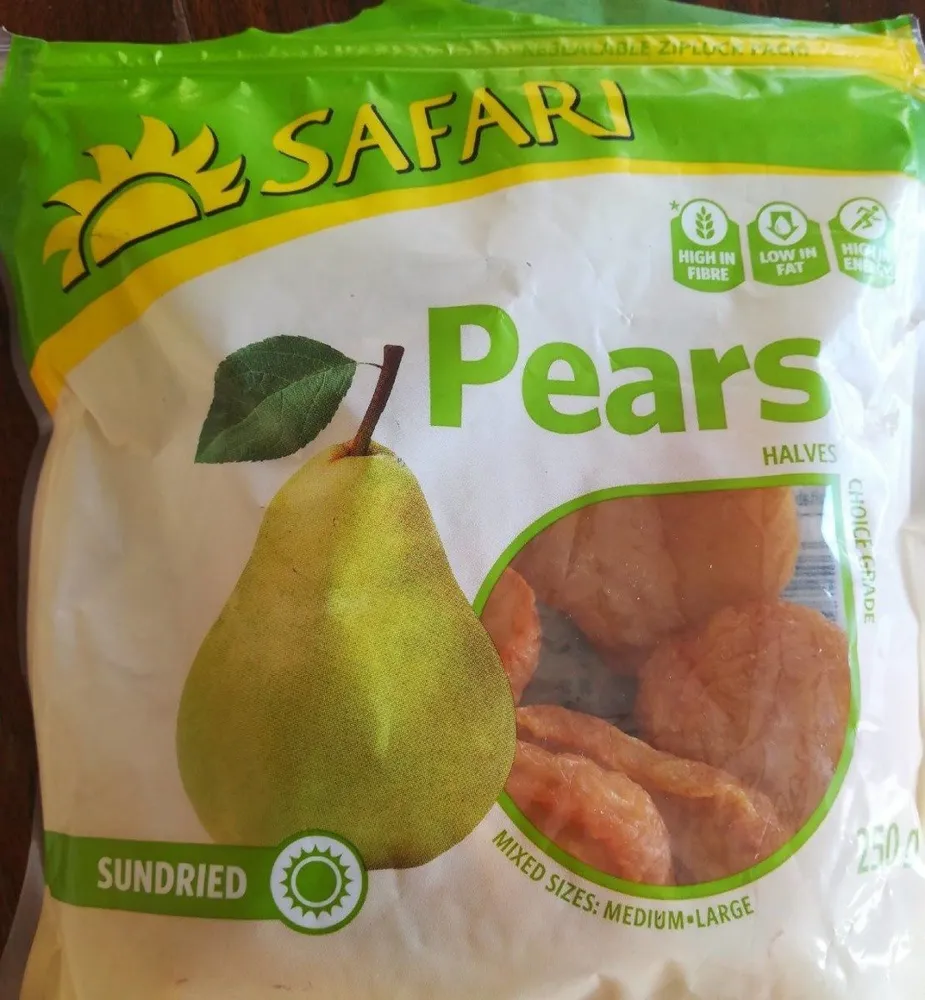 Pears sundried