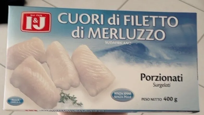 Cuori di filetto di merluzzo