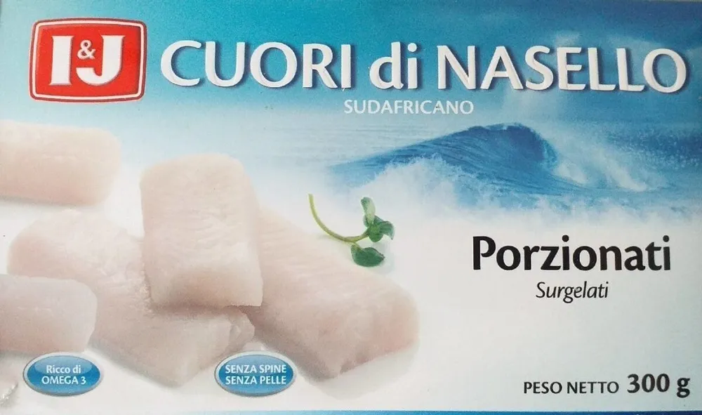Cuori di nasello sudafricano