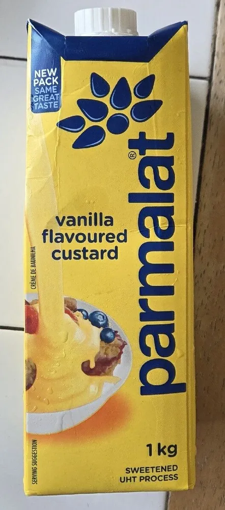 Vanilla flavoured custard