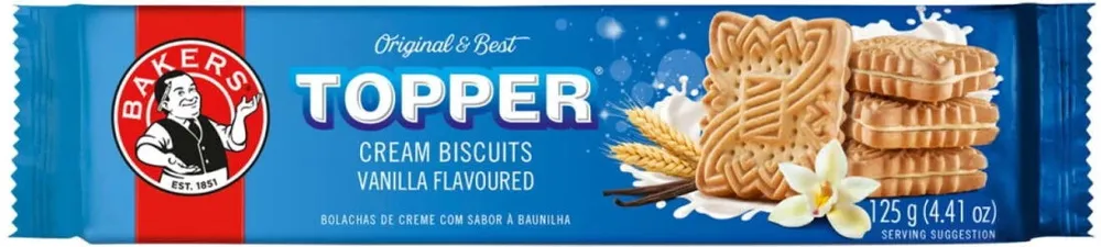 Topper Cream Biscuits Vanilla Flavoured