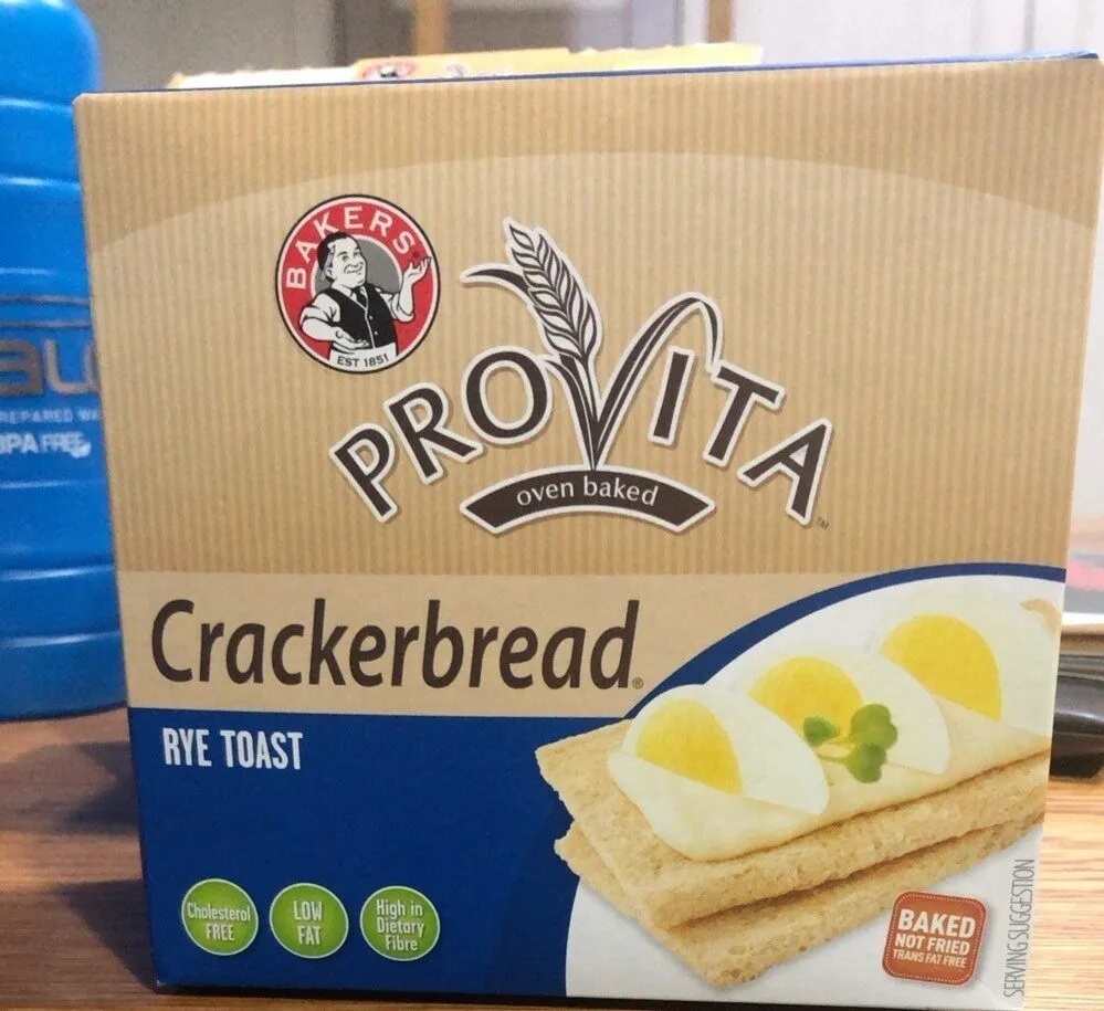Crackerbread Rye toast