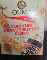 Yum Yum peanut butter rusks