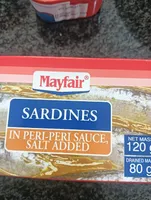 Sardines In Peri Peri Sauce, Salt Added