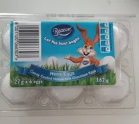 Hens Eggs Candy Coated Hollow Milk Chocolate Eggs