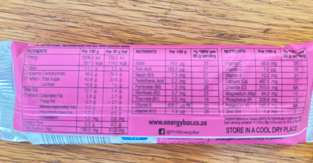 ENERGY BAR