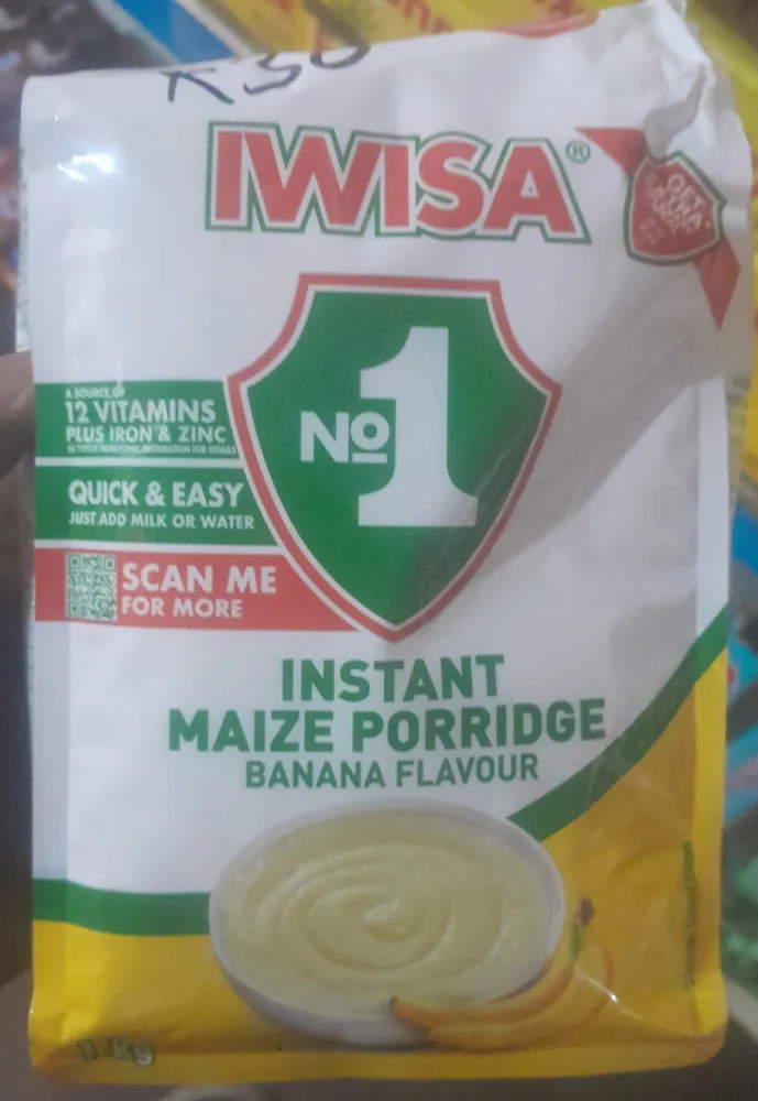 Instant maize porridge