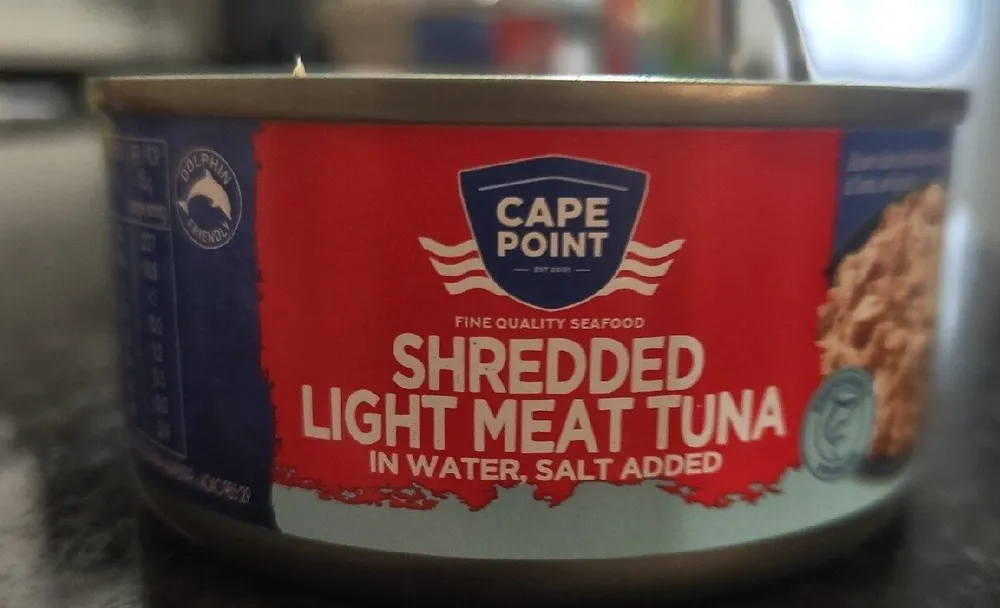 Shredded Light Meat Tuna in Water, Salt Added
