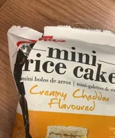 Mini rice cakes cheddar flavour