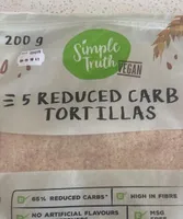 5 Reduced Carb Tortillas