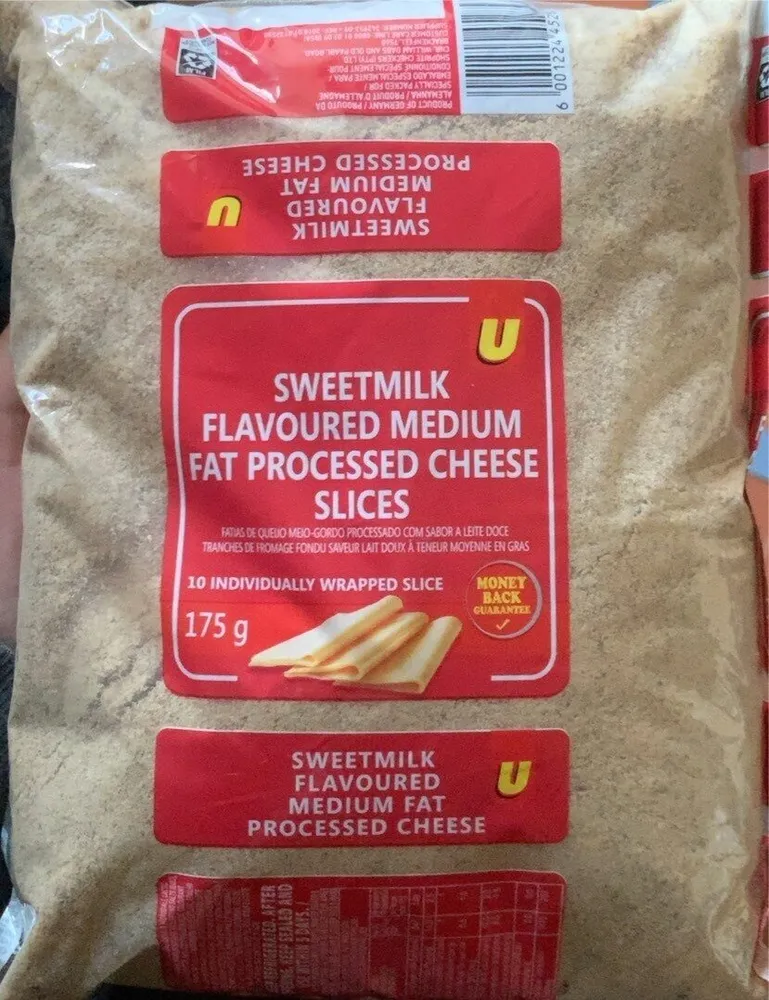 Sweet Flavoured Medium Fat Processed Cheese Slices