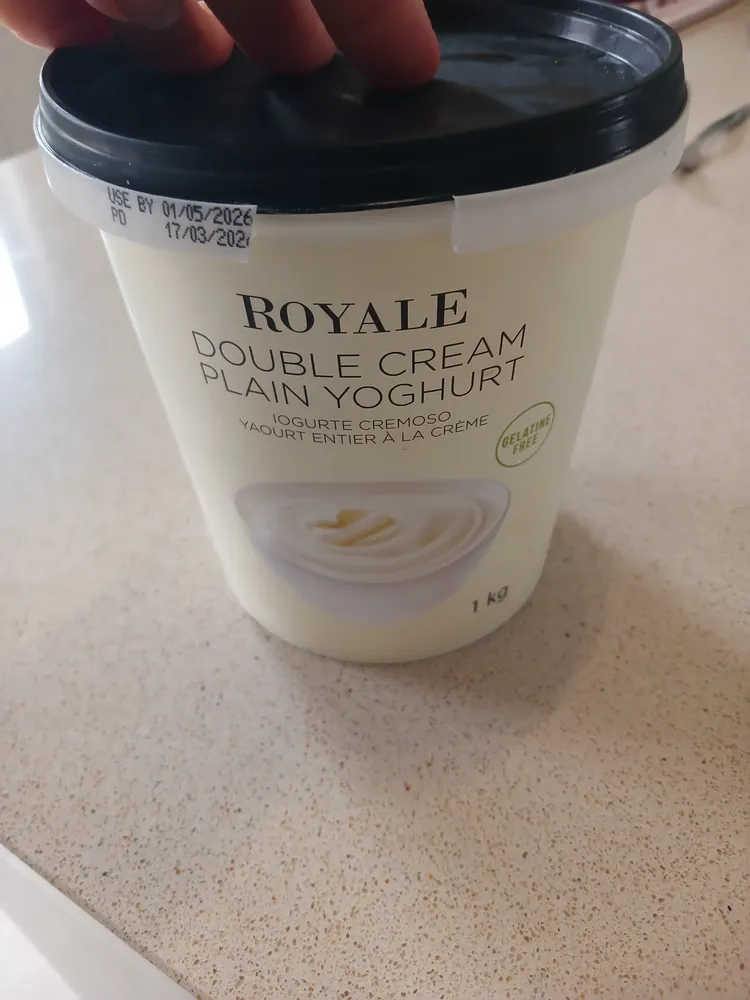 DOUBLE CREAM PLAIN YOGHURT