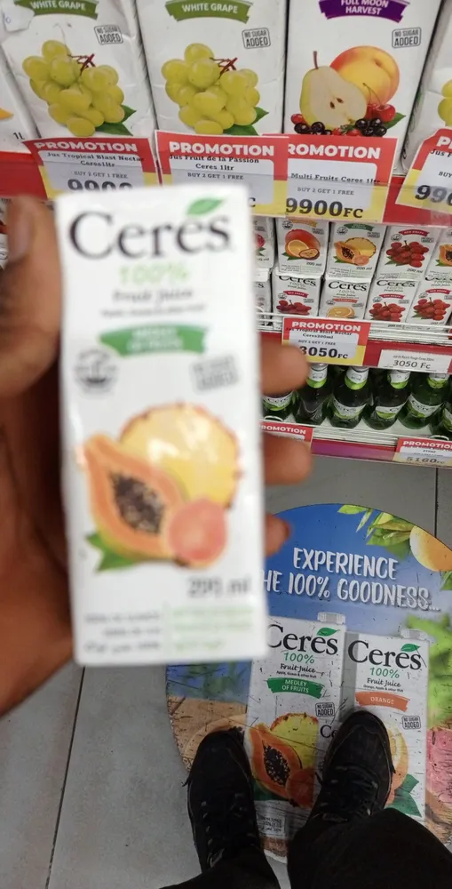 jus de Medley of fruits ceres 250ml pqt