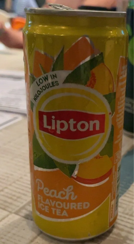 Peach flavoured iced tea