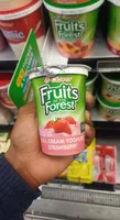Full cream strawberry yoghurt