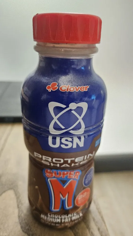 PROTEIN SHAKE SUPER M CHOCOLATE MEDIUM FAT MILK SWEETENED