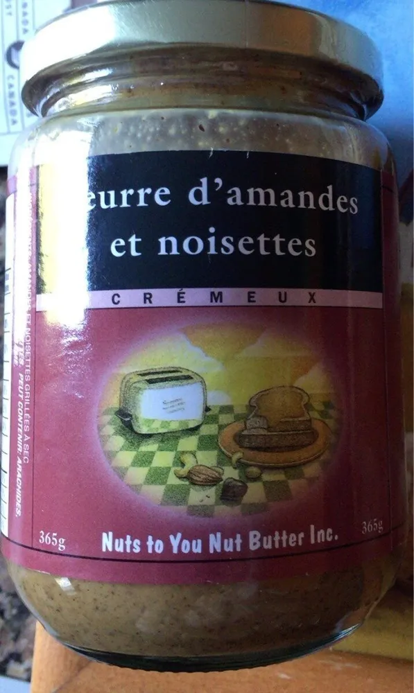 Beurre d’amandes et noisettes