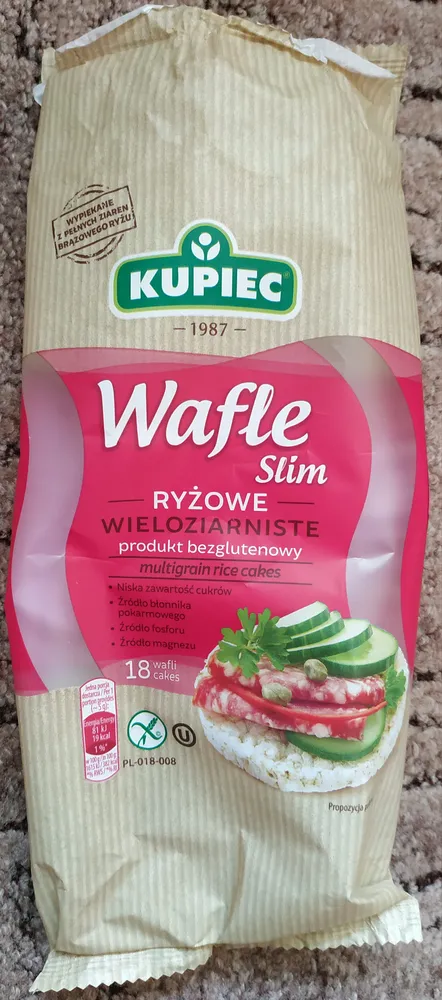 Wafle Slim Ryżowe Wieloziarniste