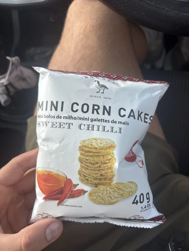 Mini Corn Cakes Sweet Chilli