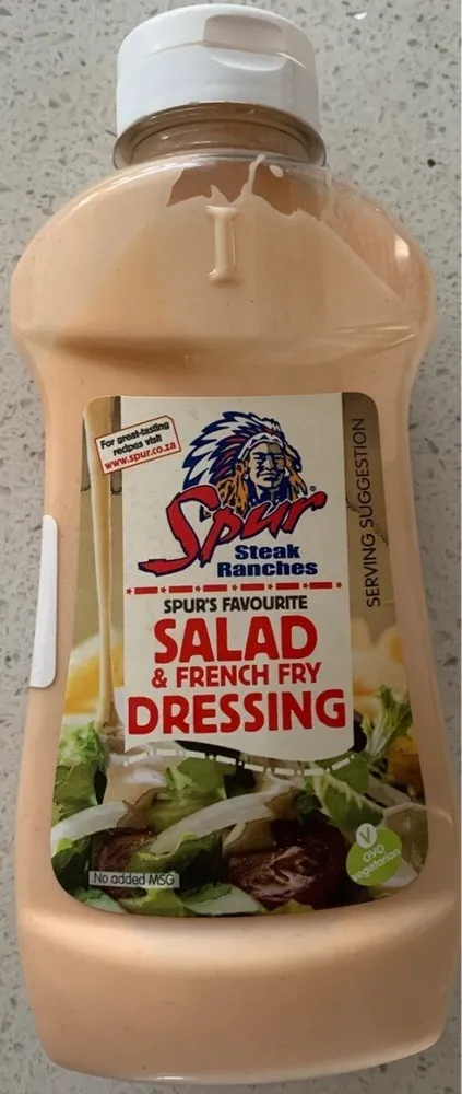 Salad and french fry dressing