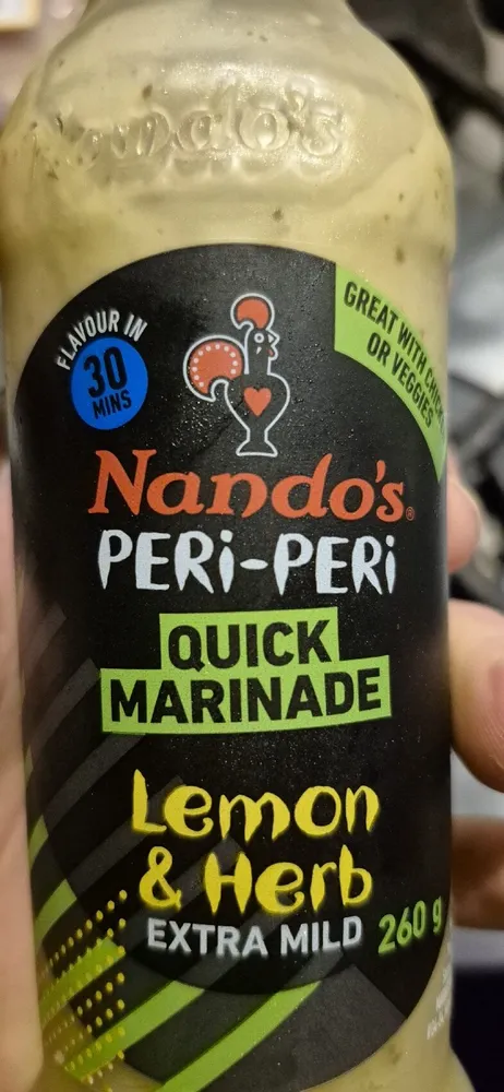 PERi-PERi QUICK MARINADE Lemon & Herb EXTRA MILD