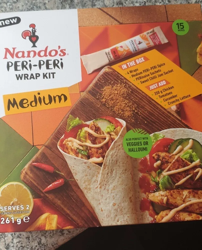 Nando's Peri Peri wrap kit