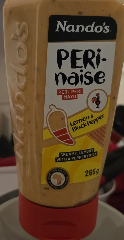 Lemon & Black Pepper Peri-naise