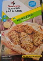 Nandos peri-peri bag and bake lemon & herb