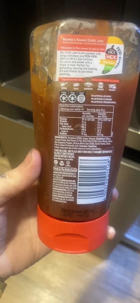 Sweet Chilli Jam