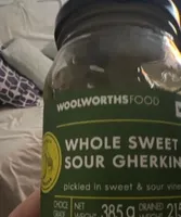 WHOLE SWEET & SOUR GHERKINS