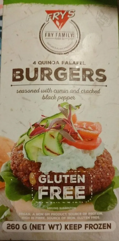 4 Quinoa Falafel BURGERS