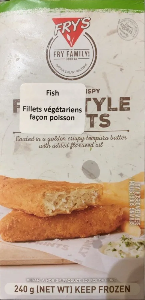 Filets vegetariens favon poisson