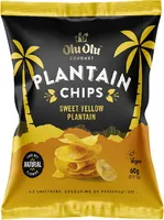 HERE Ol GOURMET PLANTAIN CHIPS SWEET YELLOW PLANTA