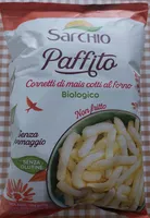 Paffito Cornetti di mais cotti al forno biologico