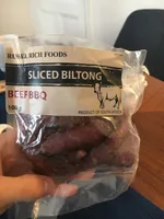 Sliced biltong beef bbq